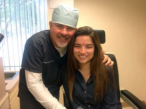 LASIK eye surgeon Dr. Lazcano & his daughter